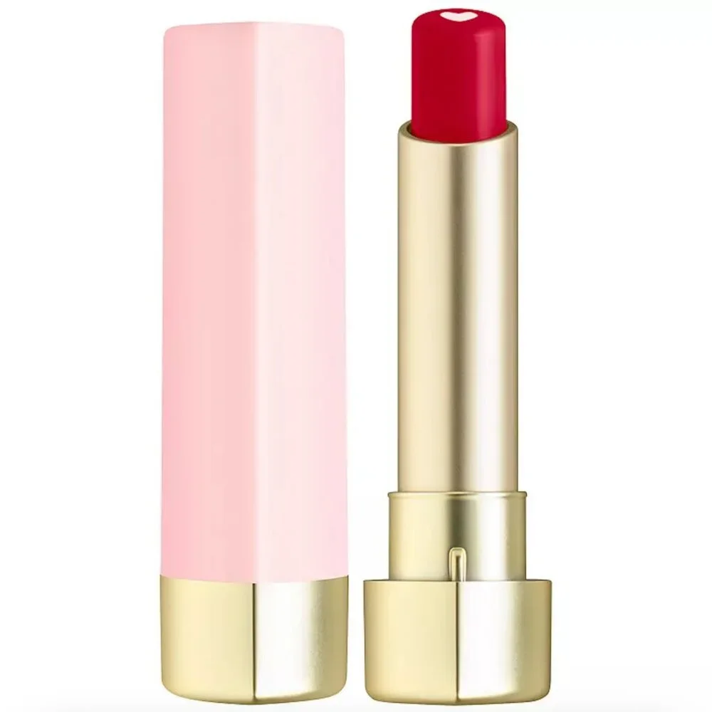 Too Faced Too Femme Heart Core Lipstick Cherry Red Gloss Discontinued